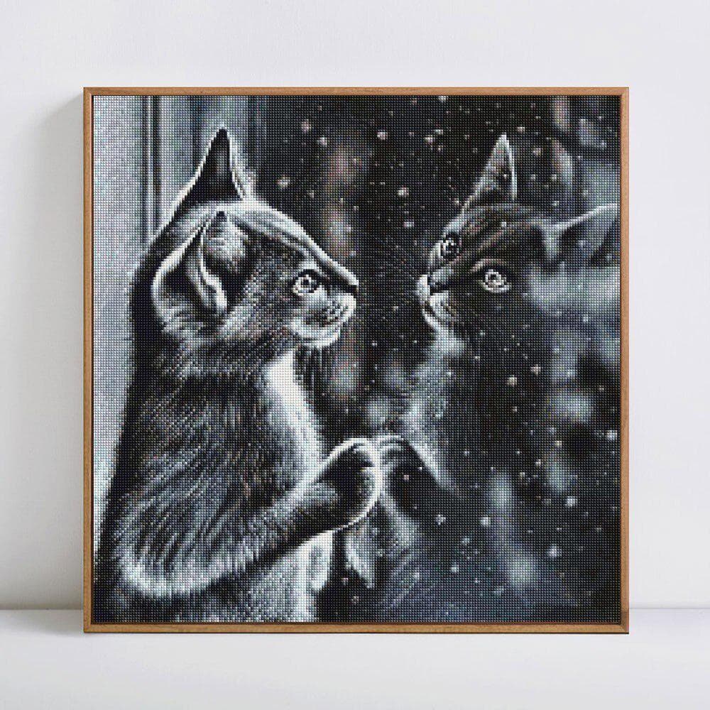 5d DIY Diamond Embroidery Cat Diamond Painting Full Round New Arrival Diamond 30x30