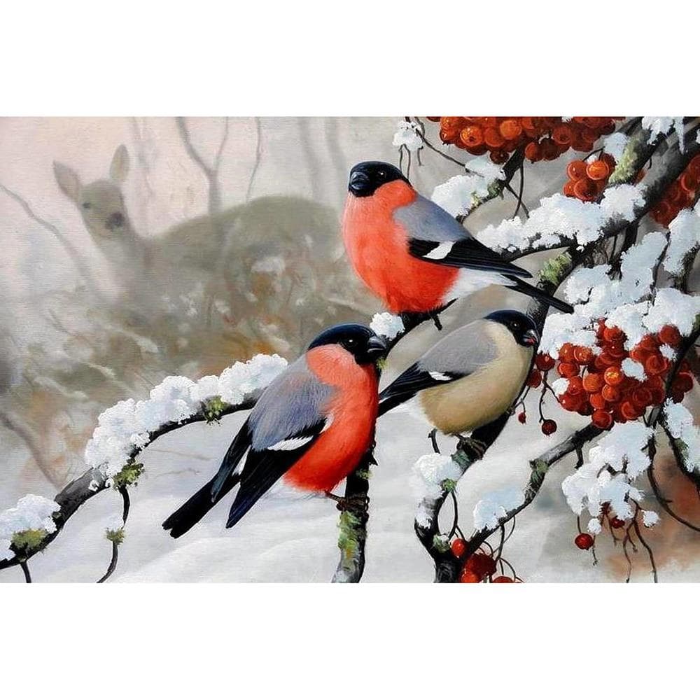 Home Decor DIY 5D Diamond Embroidery bird Cross Stitch Set Abstract Oil Painting Resin Hobby Craft 40X50CM