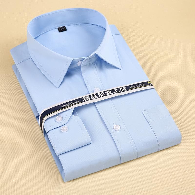 Plus Size large men classic long sleeve square collar Social shirts 6XL