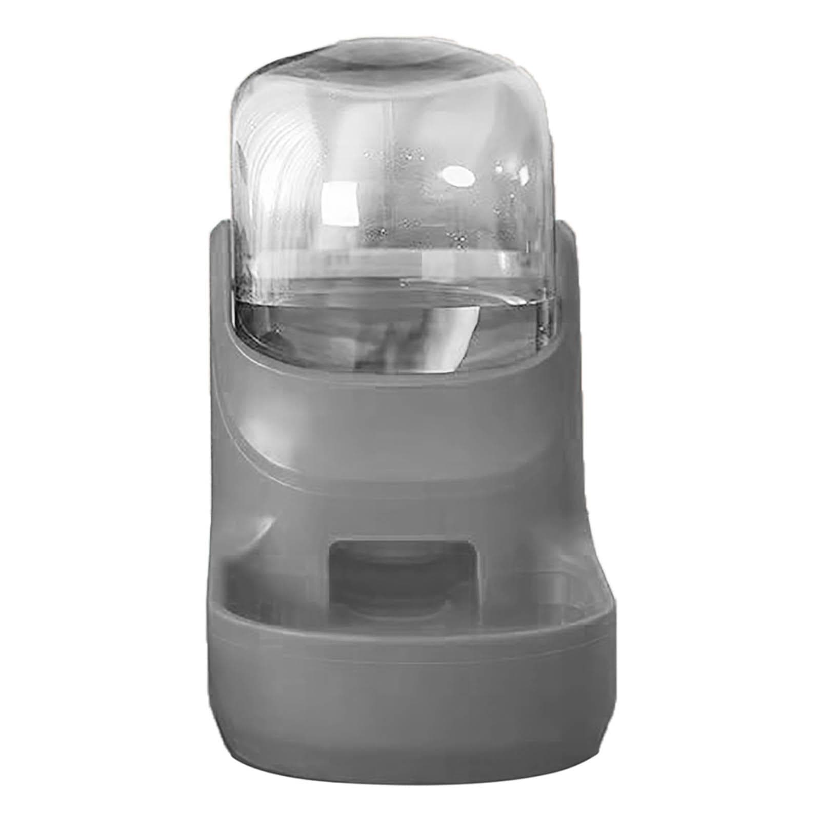 Automatic Dog Feeder Set Large Capacity Automatic Gravity Cat Water Dispenser Food Bowl for Pets gray