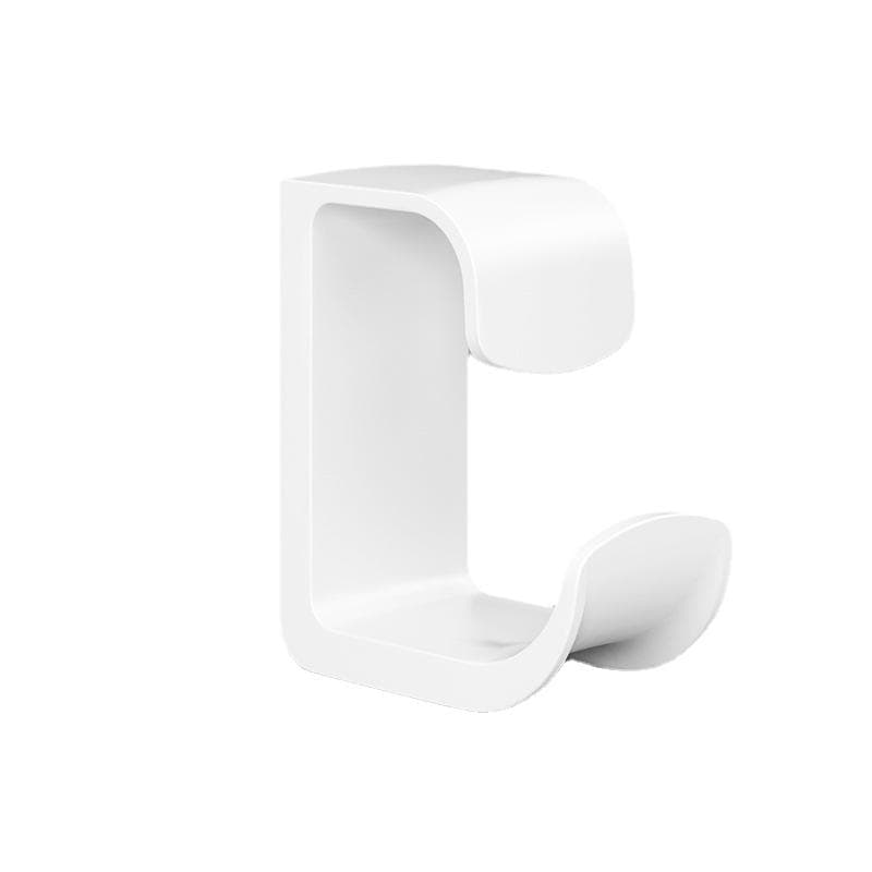 Iron Self Adhesive Wall Hooks No Drilling Basin Storage Hook for Home Towel Holders Hanger Door Organizer Bathroom Accessories white