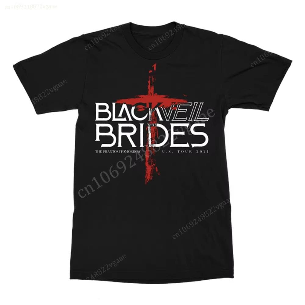 Summer Black Veil Brides T Shirt Men Cotton Women Vintage Short Sleeve Kids Tee Shirt Oversized Tops M