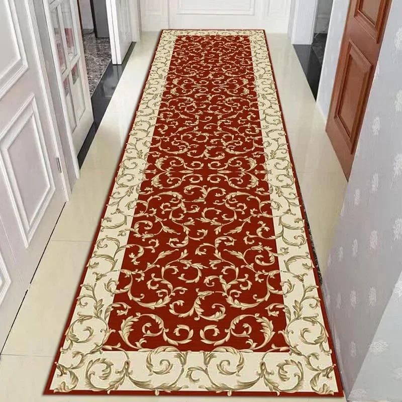 Nordic Style Living Room Hall Carpet Long Hallway Corridor Rugs Kitchen Mat Flannel Anti-slip Doormat National Bedroom Area Rug 50x100cm