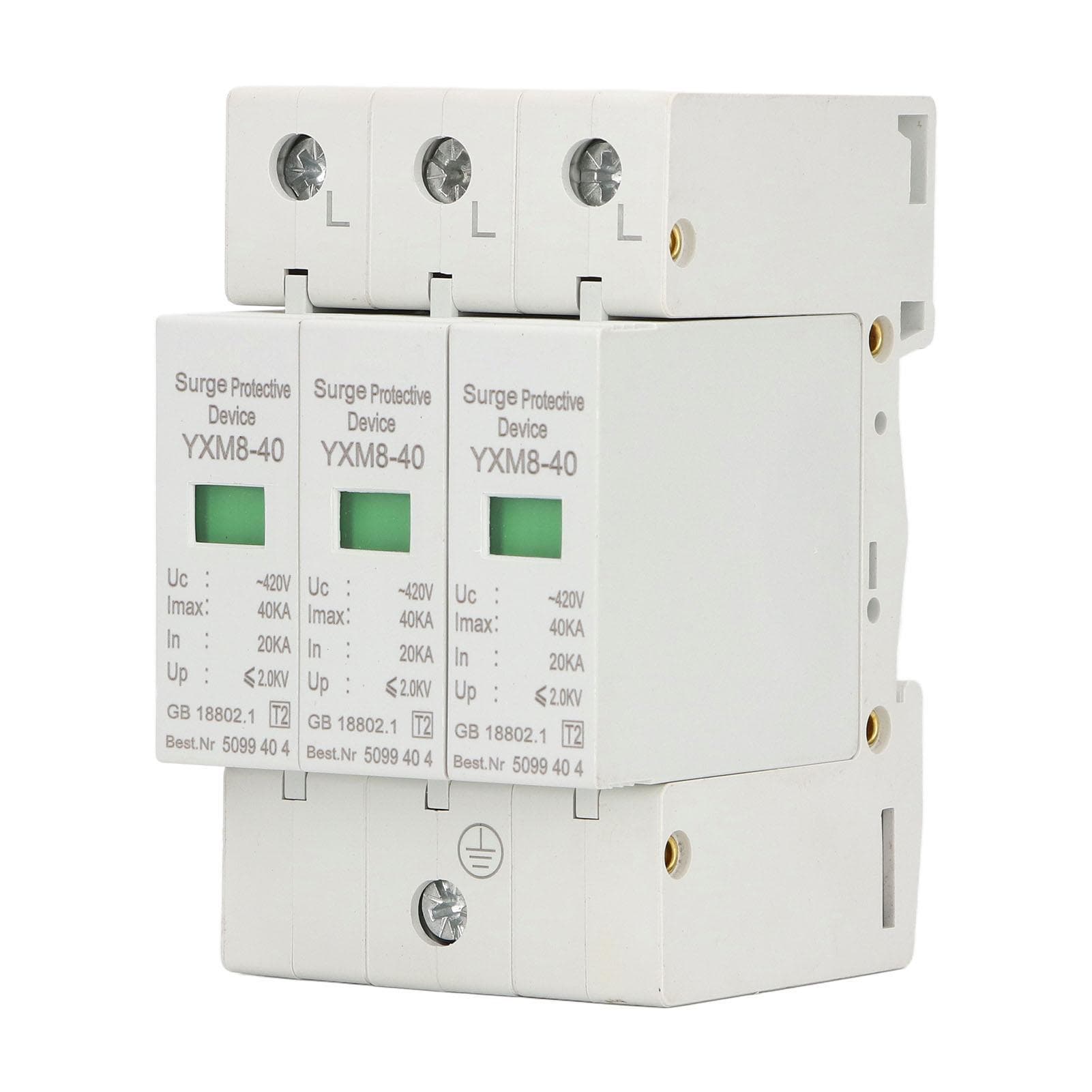 Surge Protective Device 3P 40KA 420V Voltage Protection Arrester Protector for Safety