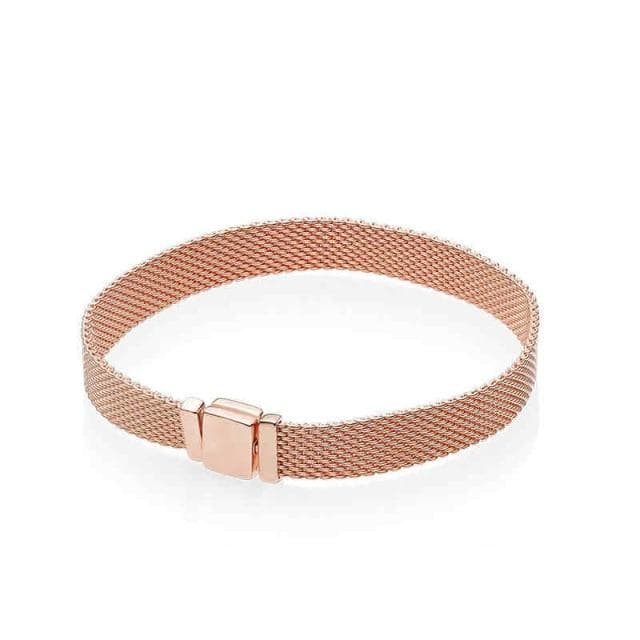 New S925 Sterling Silver Color Bracelet DIY Charms Bracelet Fit Original Women Reflexions Bead Bracelet Luxury Jewelry Gifts 18cm