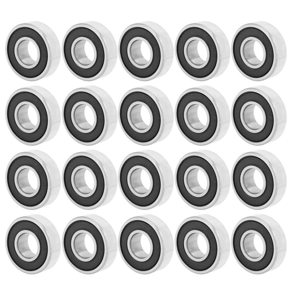 20pcs 698RS Rubber Sealed Deep groove Ball Bearings 8mmx19mmx6mm