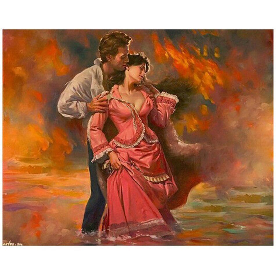 Diamond Painting Cross Stitch Diamond Mosaic Dancer Pattern Diamond Embroidery Painting Home Decor 20X30CM