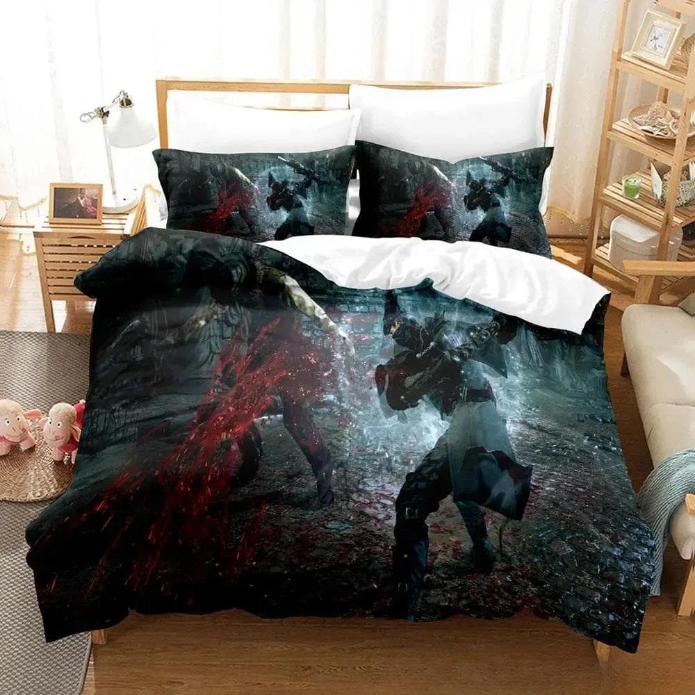 Lady of the Lanterns Bedding Set,Duvet Cover Comforter Bed Set Quilt Cover Pillowcase,King Queen Twin Size Boys Girls Adultse 135x200cm 2pcs