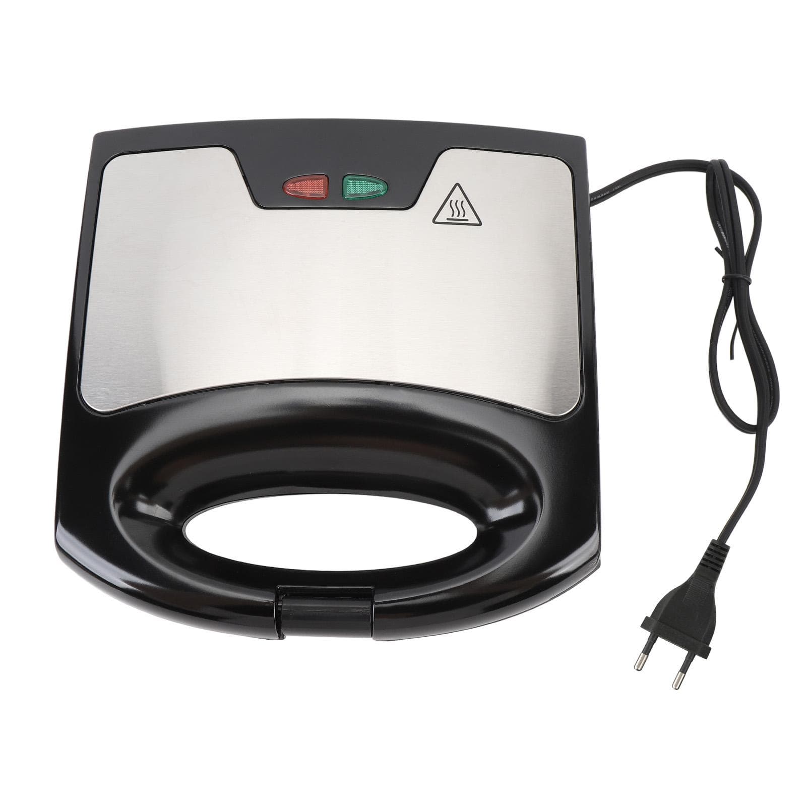 Electric Breakfast Maker with Safe Handle Anti Stick Aluminum Electric Sandwich Press for Waffle L(for 6.5-9kg)