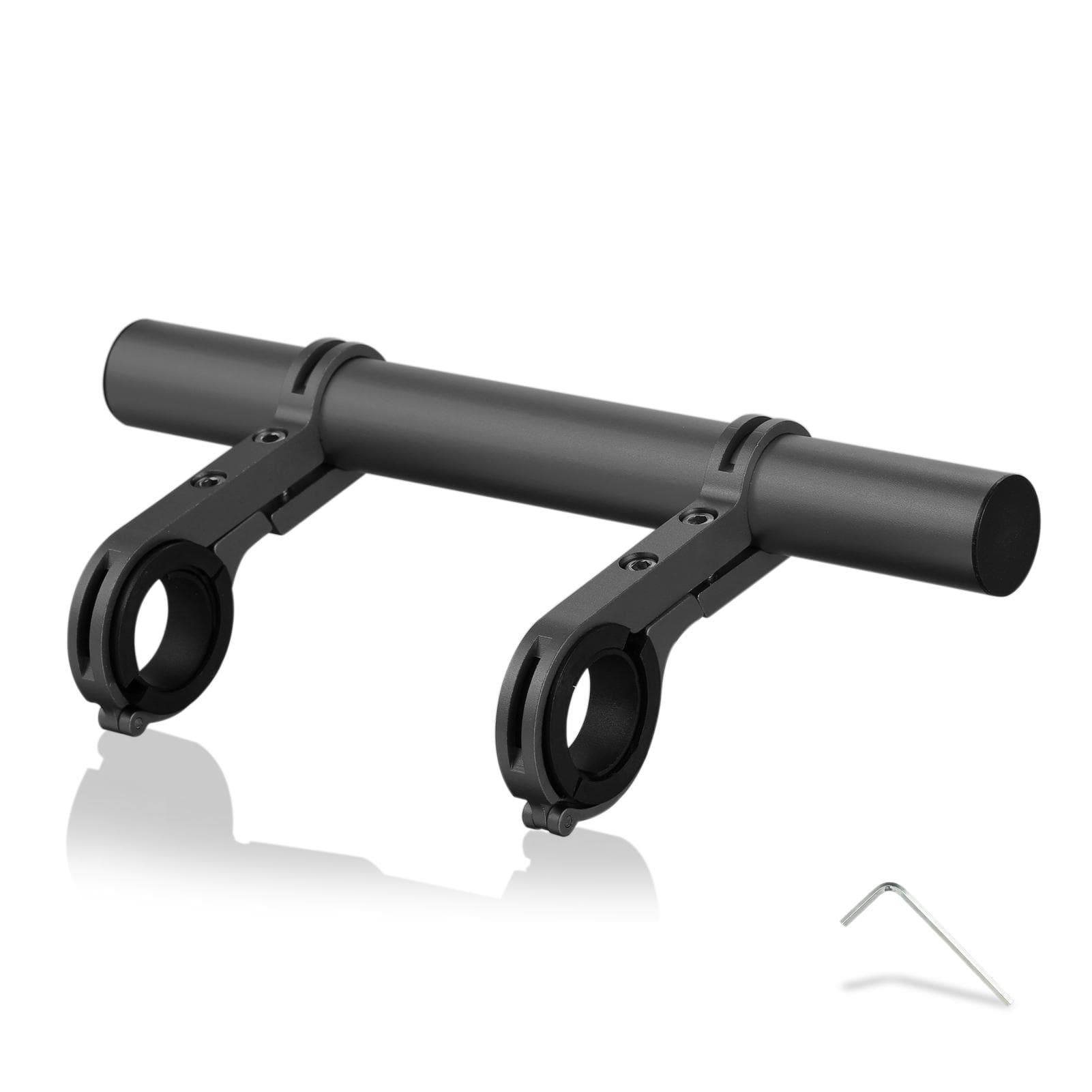 Electric Scooter Horizontal Extension Frame Electric Scooter Handlebar Extender Aluminum Alloy black