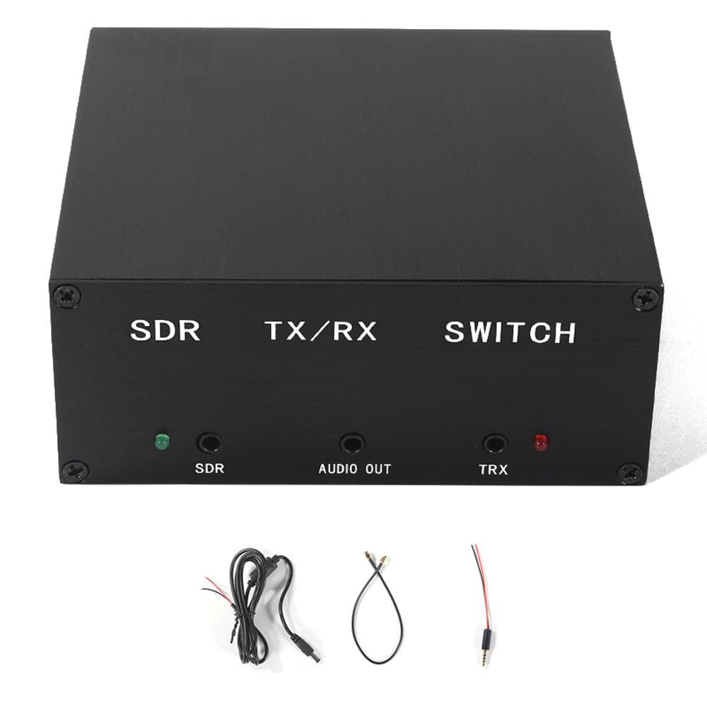 160MHz 100W Antenna Sharer SDR Transceiver TR Switch Aluminum Alloy Box Device black