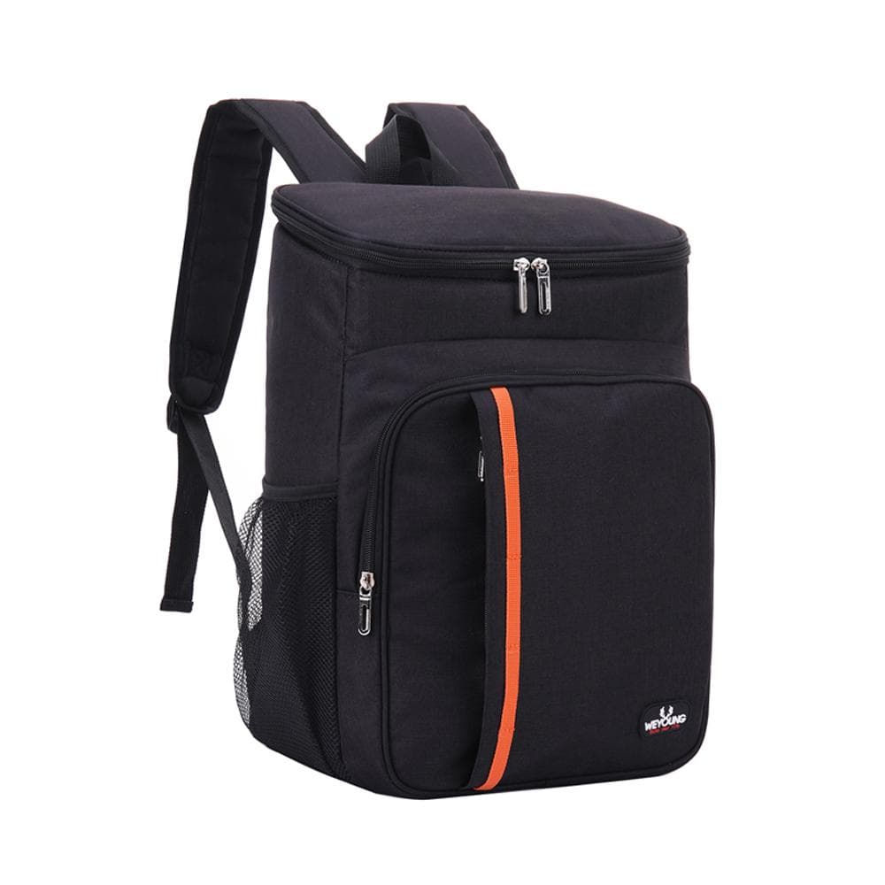 18L Large Capacity Leak Proof Lunch Backpack Thermal Large Picnic Cool and Warm Insulated Bag black