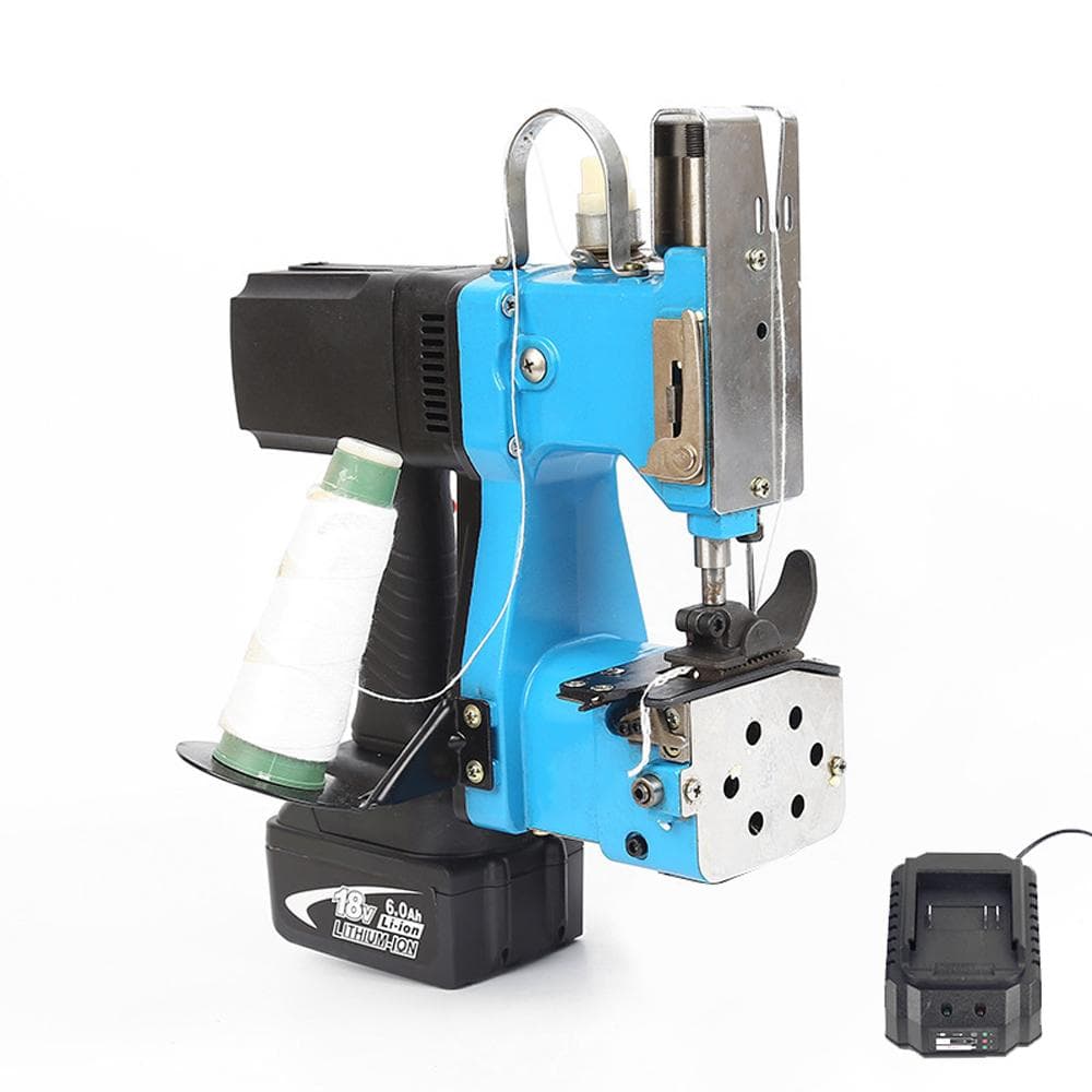 Portable Lithium Bag Sealing Machine Electric Packaging Device Automatic Line Cutting Packer 1pcs battery EU Plug multicolour