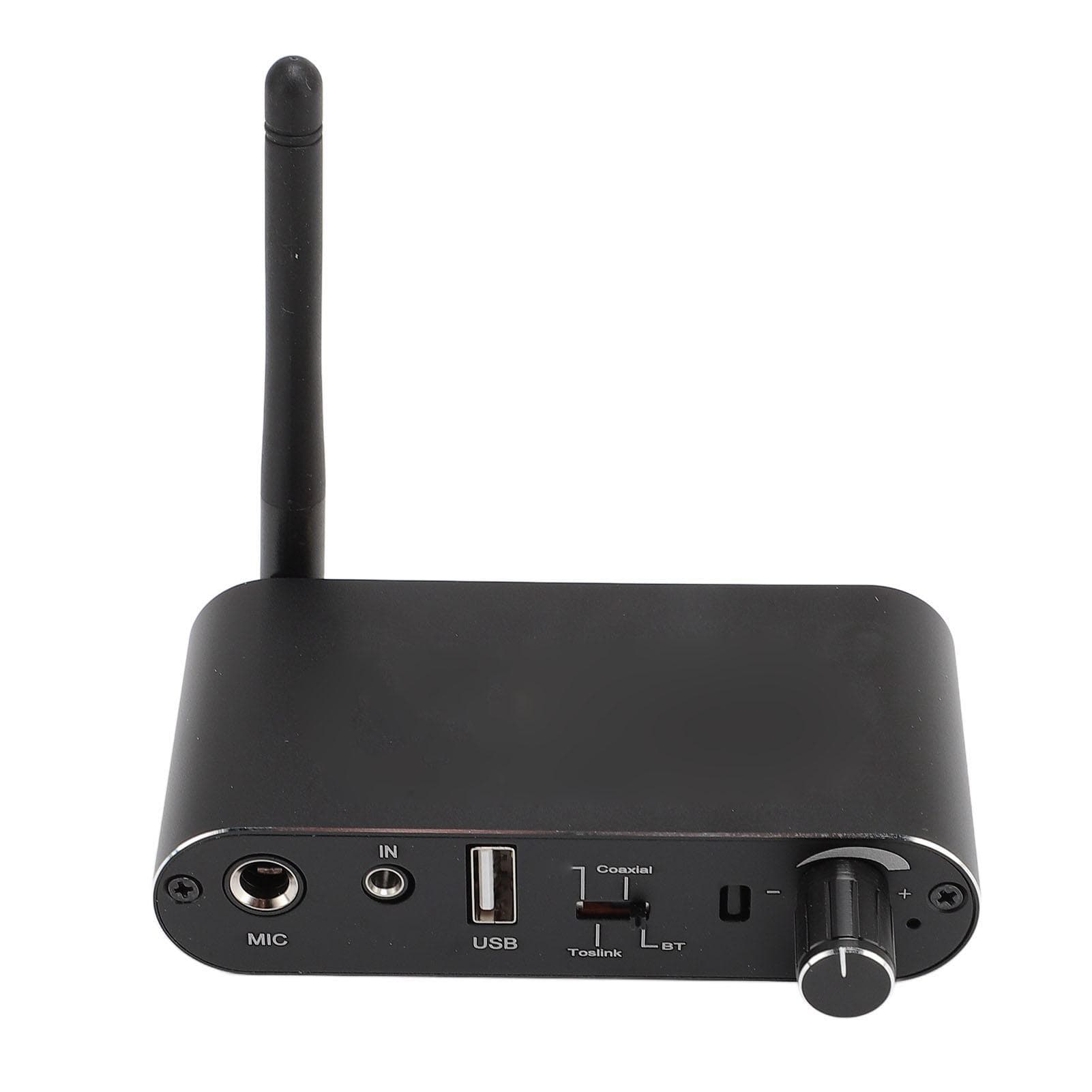 Digital to Analog Sound Converter Optical Coaxial AUX USB Bluetooth MIC Input Digital Sound Adapter