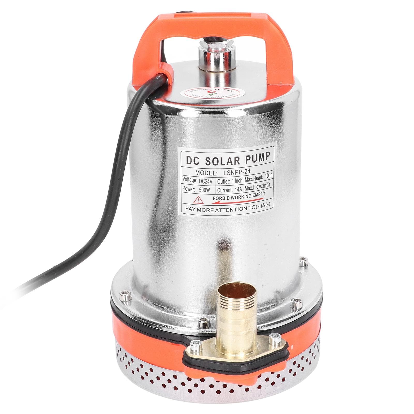 Submersible Pump Solar High Head All Copper Wire Motor Deep Well Water Pump DC24V