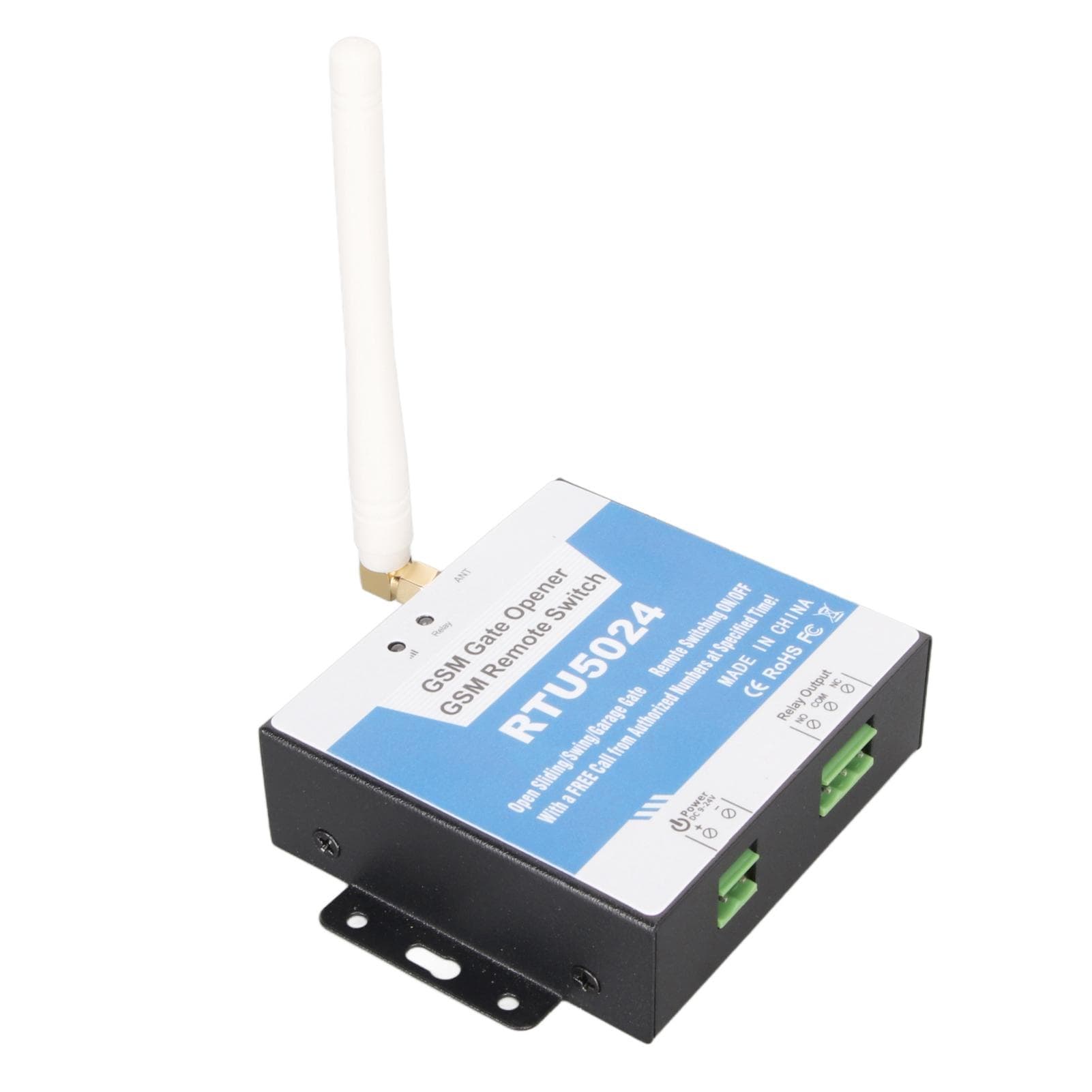 GSM Gate Opener Remote On Or Off Switch Free Call SMS Command Metal RTU5024 Access Controller for