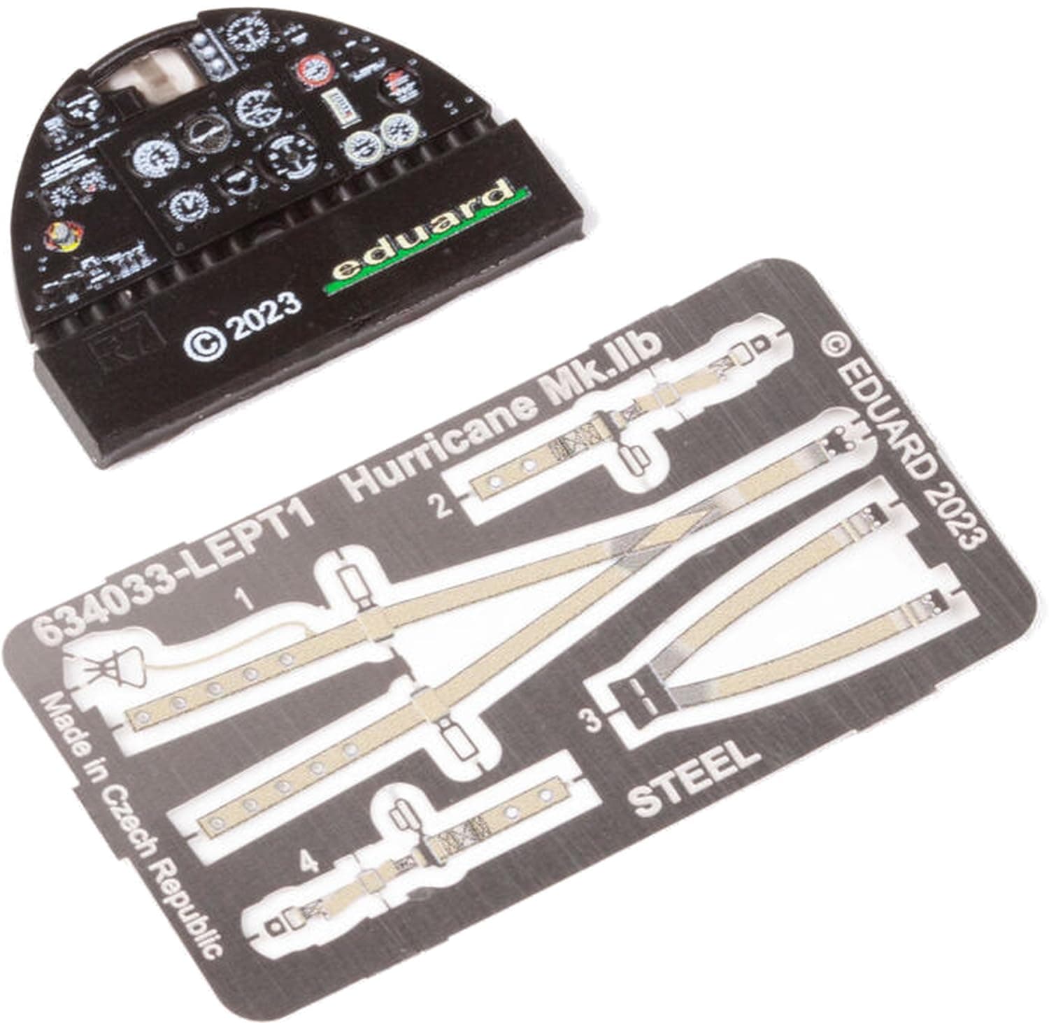 Eduard Look Sea Hurricane Instrument Panel Plastic Model Parts EDU634051 1/32 Mk.II (for Revell) (Airplane)