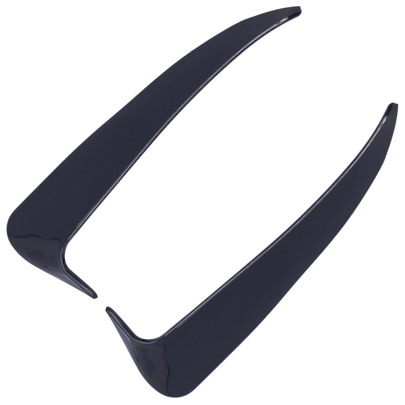 2pcs Rear Bumper Spoiler Side Canard Left Right Fit for MercedesBenz C Class W205 C180 C200(Noir black