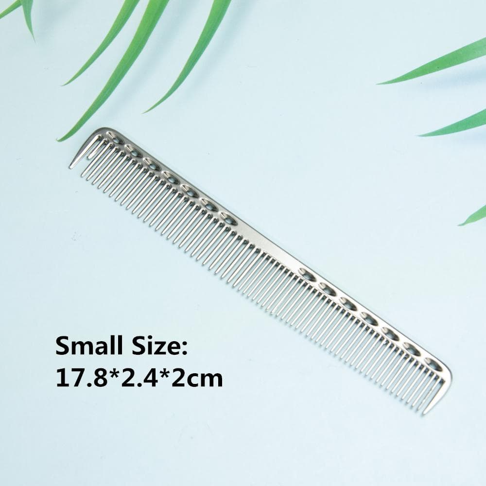Space Aluminuml Hair Comb Pro Hairdressing Combs Hair Cutting Dying Hair Brush Barber Tools Salon Accessaries