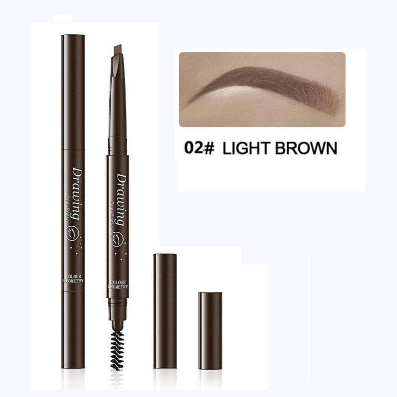 Eyebrow Pencil Makeup Tint Natural Long Lasting Paint Tattoo Eyebrow Waterproof Black Brown light brown