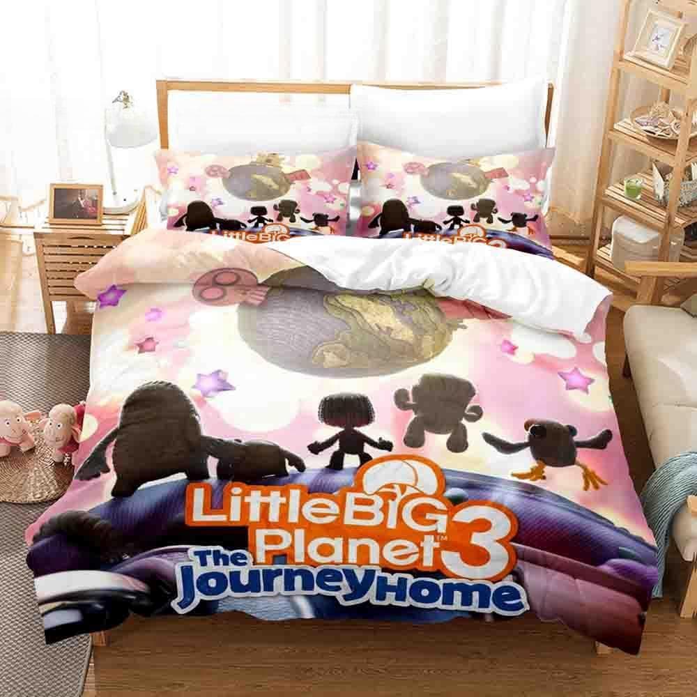 3d Print Game Sackboy: A Big Adventure Bedding Set Single Twin Full Queen King Size Bed Set Adult Kid Bedroom Duvet cover Sets AU Single 140x210cm