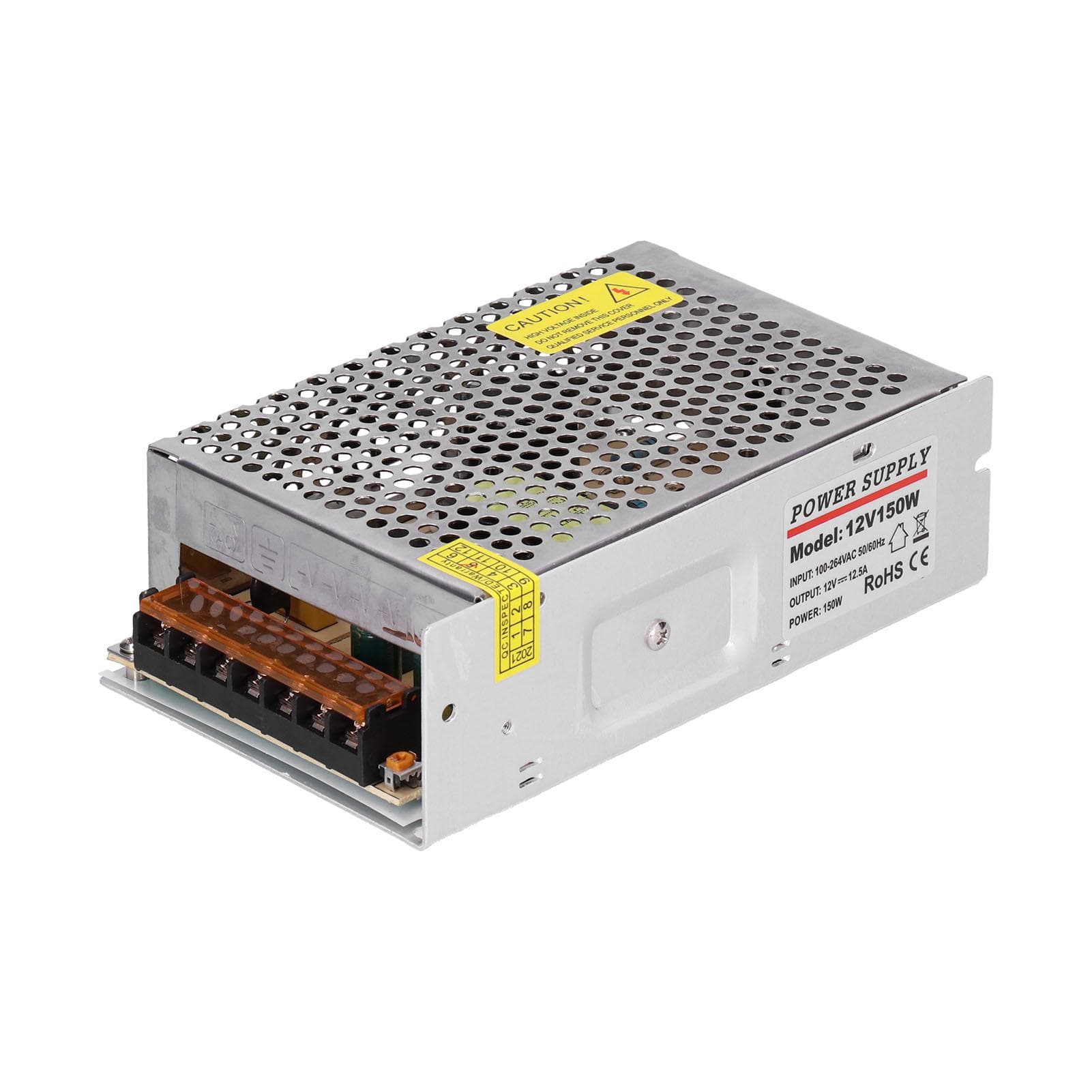 DC Regulated Switching Power Supply LED Security Monitoring 12V 150W 12.5A for Electrical Equipment