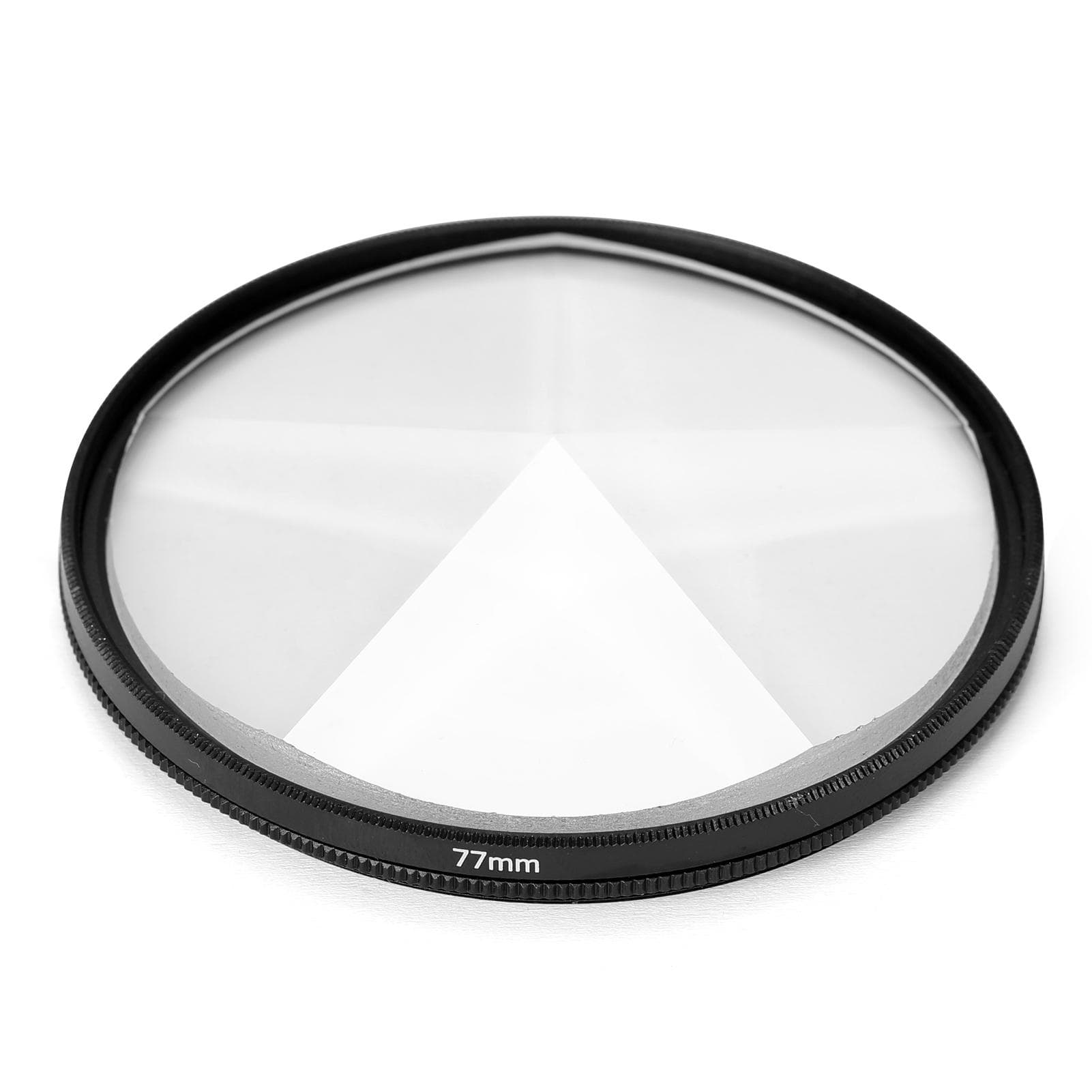 Camera Filter Photography Foreground Blur Film Photography Props 77mm Glass Pentaprism Filter transparent