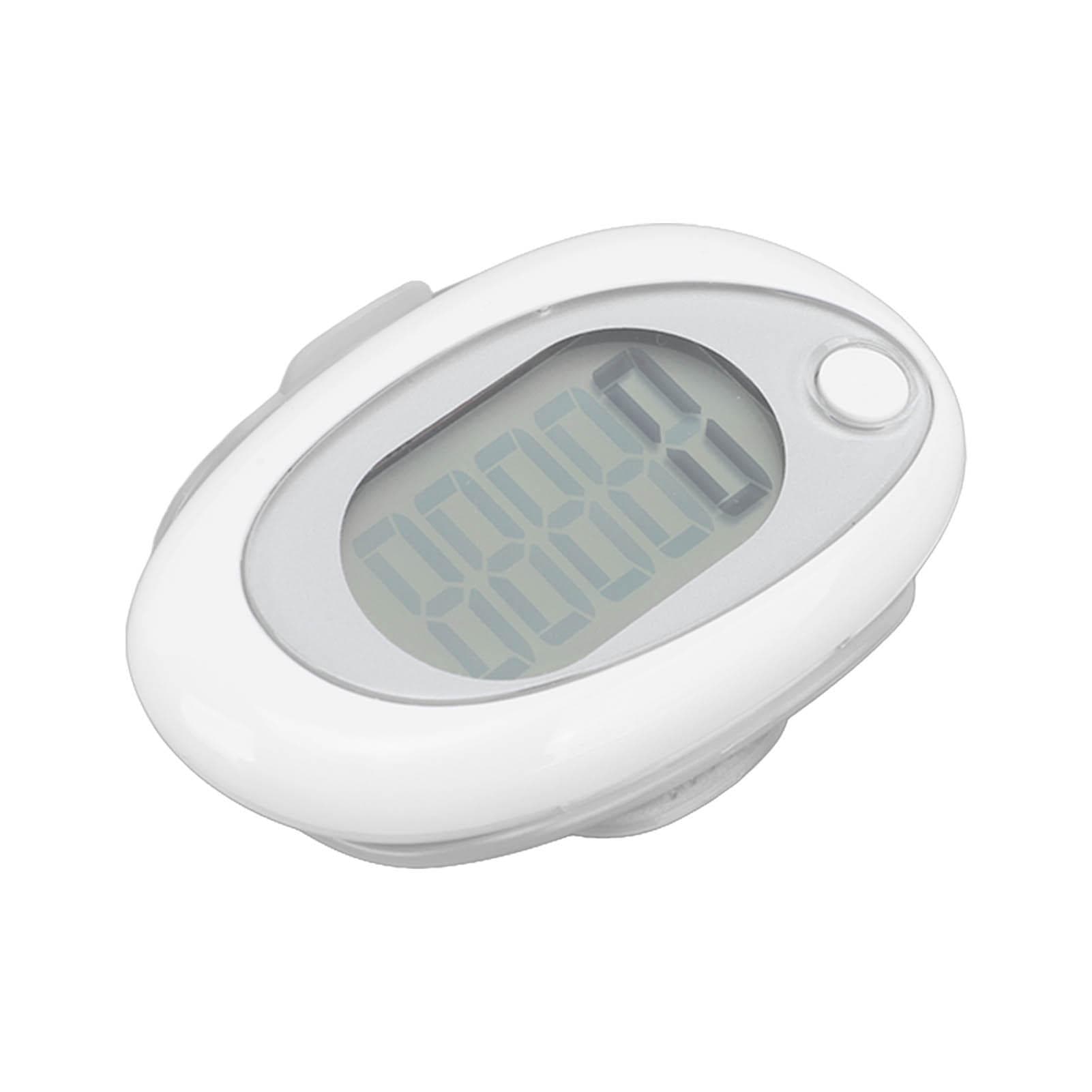 3D Pedometer Simple Step Counter with Clip Lanyard Accurate Quiet Compact Step Tracker for Walking