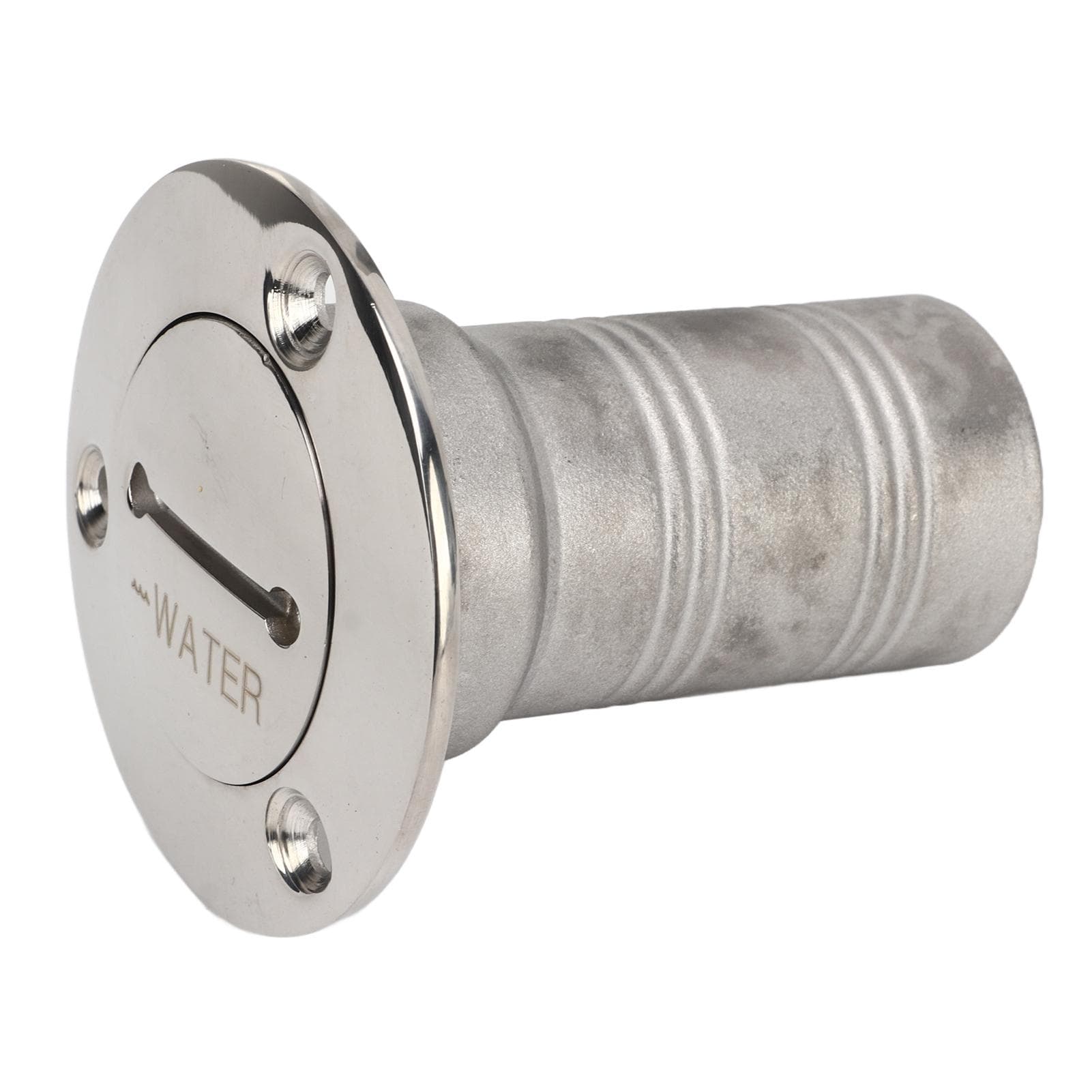 Deck Filler 316 Stainless Steel Right Angle 1.5 Inch Boat Filler Hardware with Key for Yacht Ship