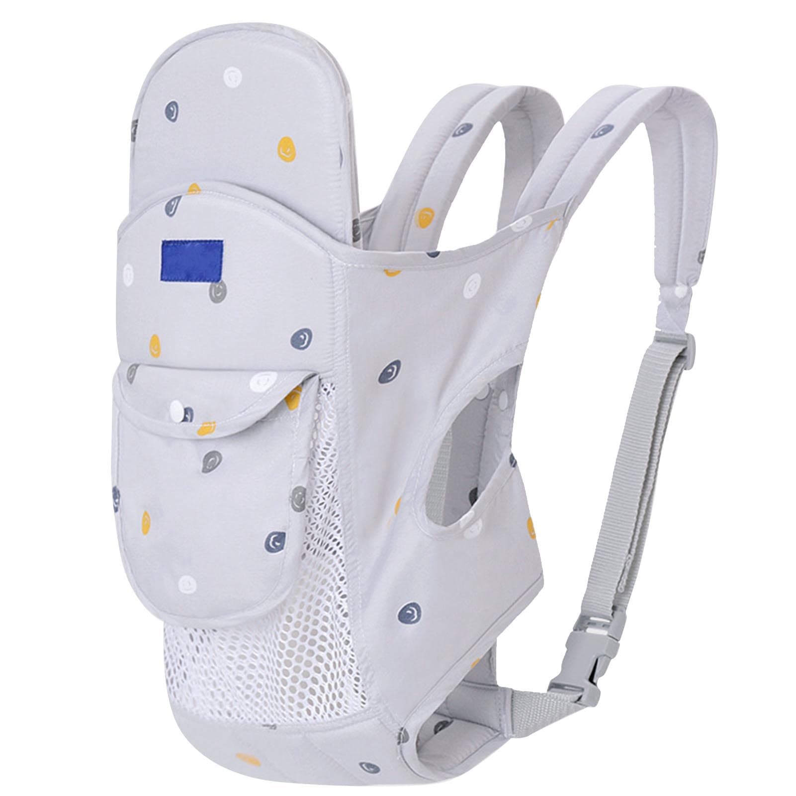 Kangaroo Baby Carrier Ergonomic Sling Traditional Wrap Portable Breathable Mesh Gray