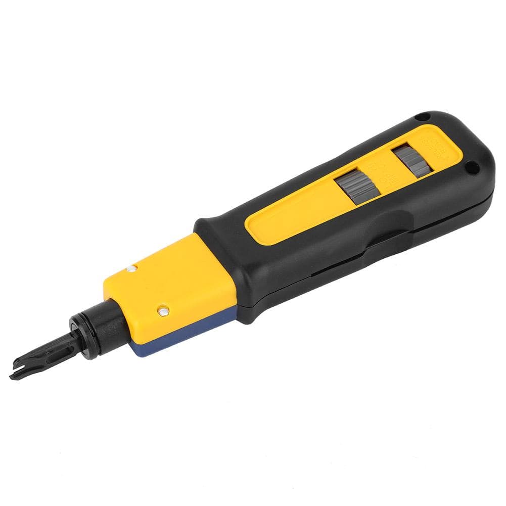 Punch Down Tool Steel Plastic Handle Wire Cutter Crimping Electrical Equipment Supplies