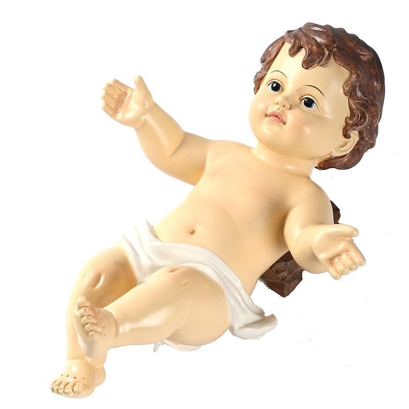 20cm/30cm Christmas Nativity Jesus Holiday Gifts Crafts Christian Holy Baby Child Catholic Figures Jesu Statuette Baby Figurines 20 cm