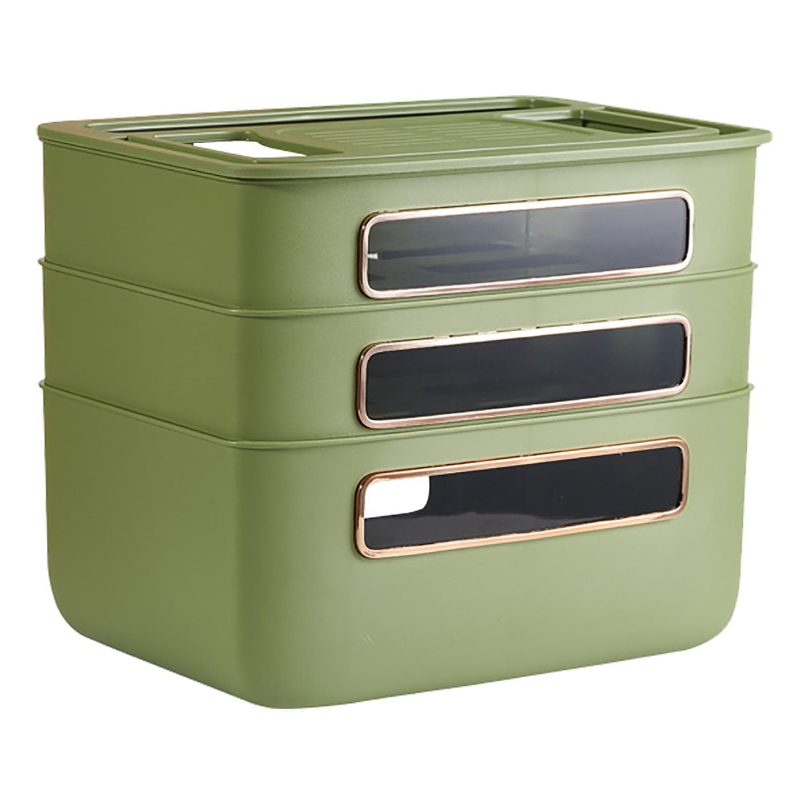 WIFI Router Storage Box Cable Management Versatile Socket WiFi Organizer Box for Desktop Dark Green dark green
