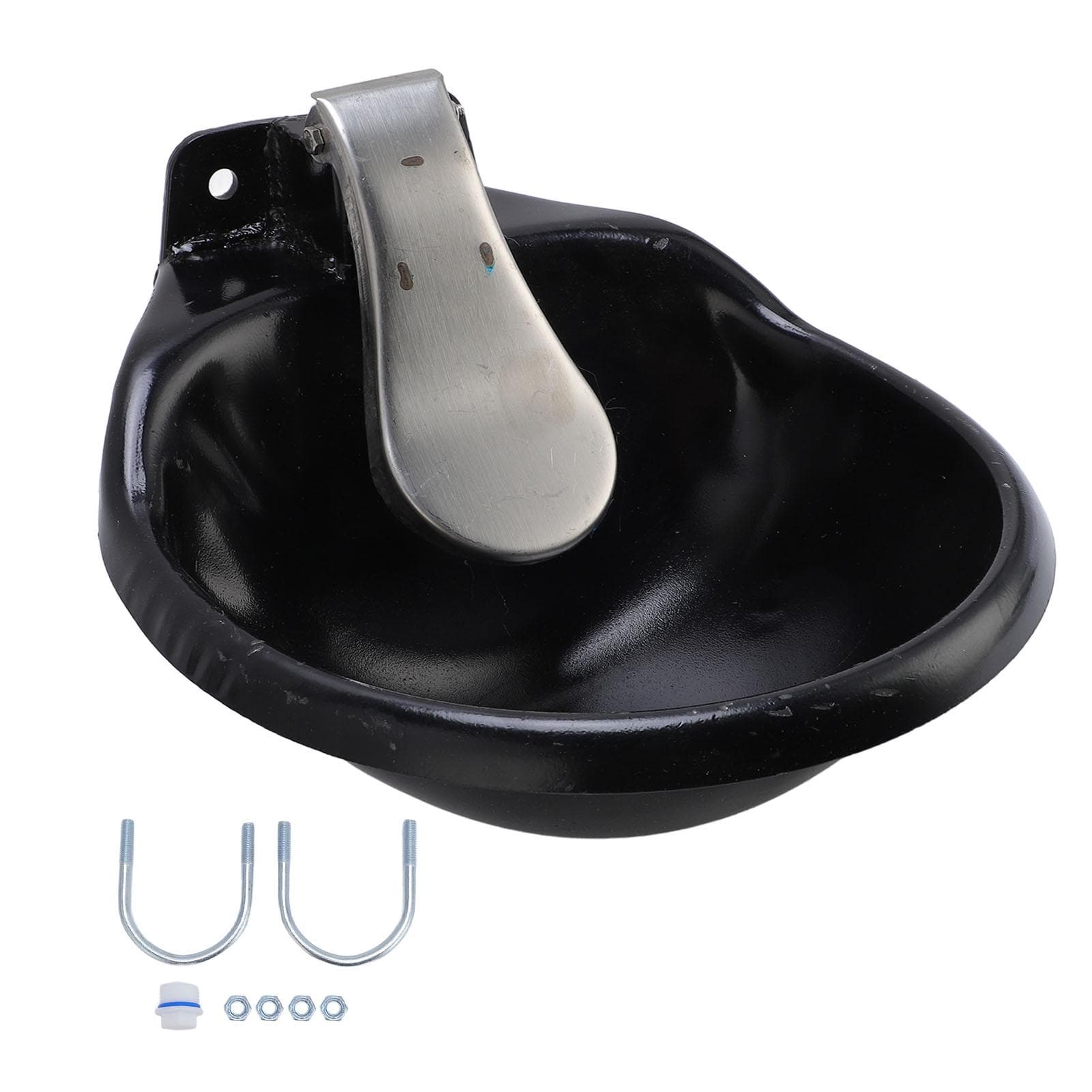 Livestock Automatic Waterer Bowl Steel Thickened Large Capacity Drinking Water Bowl Water Fountain