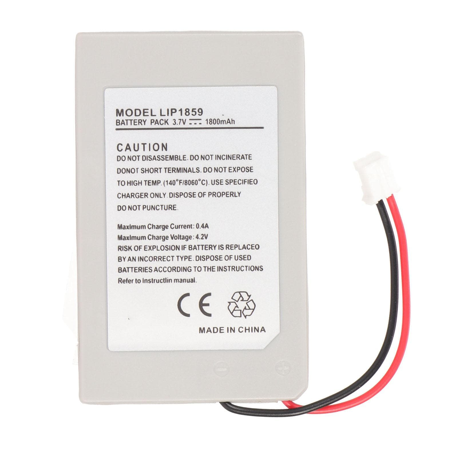 LIP1859 Replacement Battery Professional High Capacity 1800mAh Replacement Battery For PS3 CECHZC2E