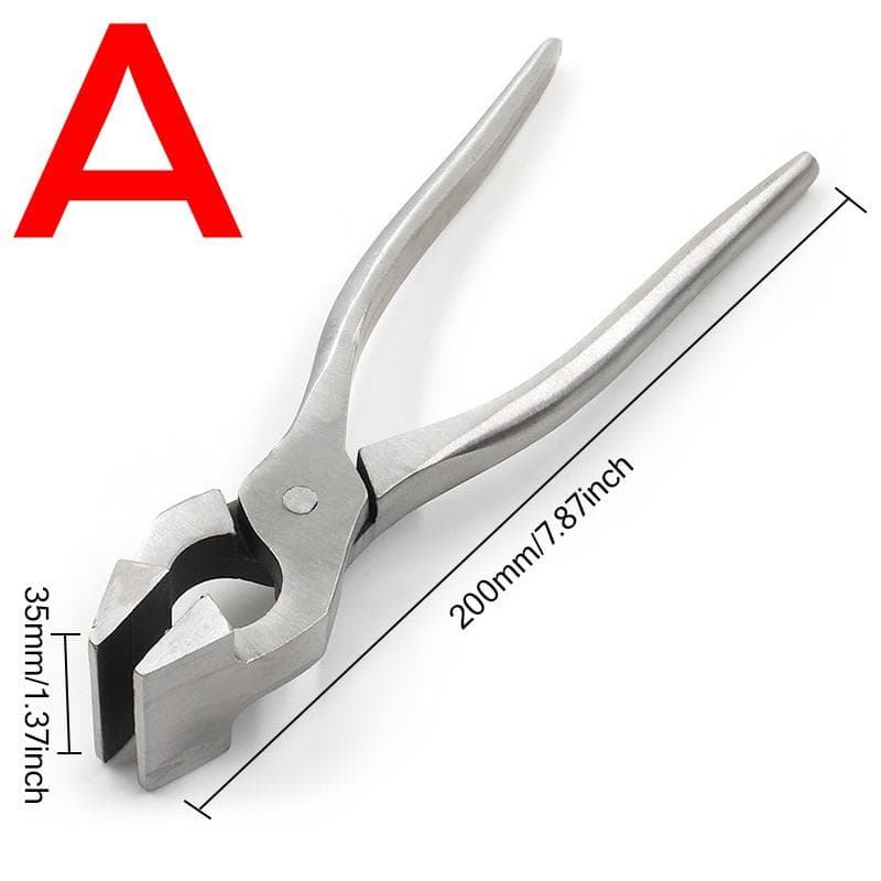 New Leather Edge Adjustment Press Flatten Plier Clamp For Handbag Leather Bag Making Pliers DIY Hand Tools Fixed Clamp Pliers Straight pliers