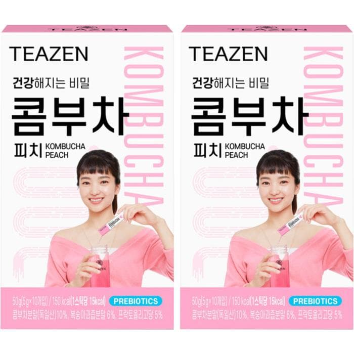 [Teazen] Teazen Kombucha Peach Flavor 20 sticks