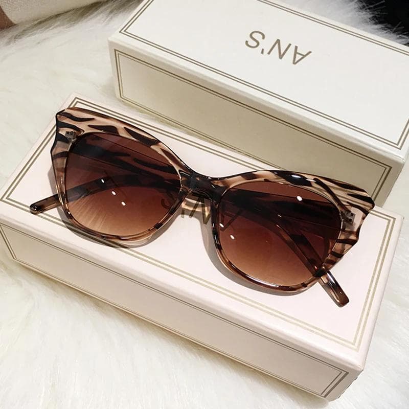 Cat Eye Sunglasses Women Vintage Designer Brand Fashion Female Gradient Candy Colors Sun Glasses Travel Oculos De Sol Other