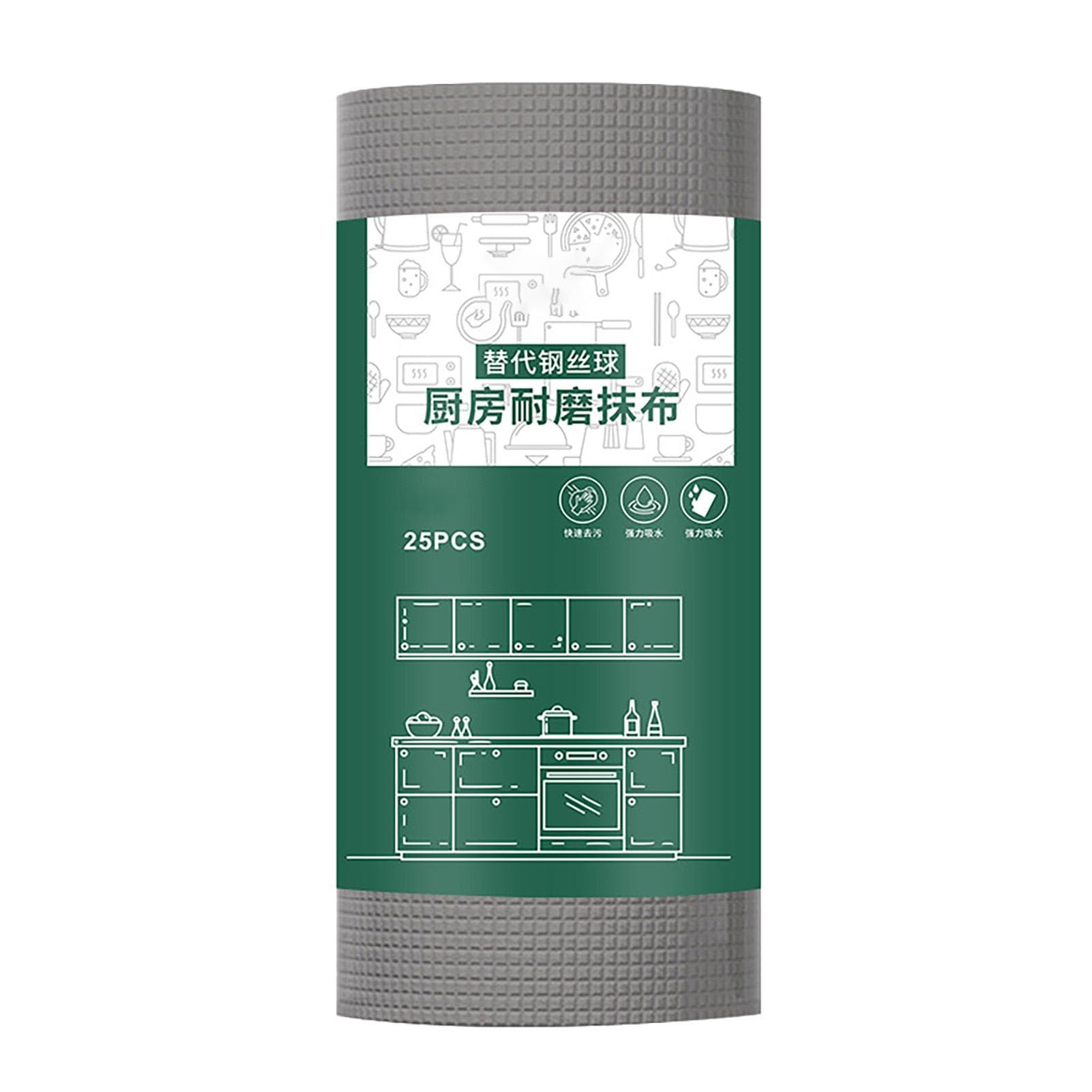 Kitchen Dish Cloth Nonwoven Fabric Wear Proof Disposable Kitchen Towel Rag Dish Cleaning Wipes for