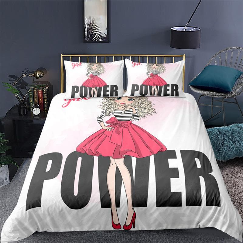 Cartoon Ballet Girl Toddler Bedding Set For Kids Teen Girls Microfiber Modern Swan Cat Unicorn Print Duvet Cover Bedroom Decor EU single(135x200cm)