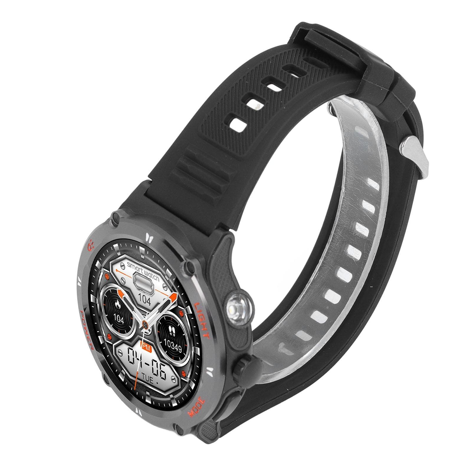 Smart Watch for Men Women 1.53 Inch Touchscreen Water Resistant Bluetooth Call Fitness Tracker black