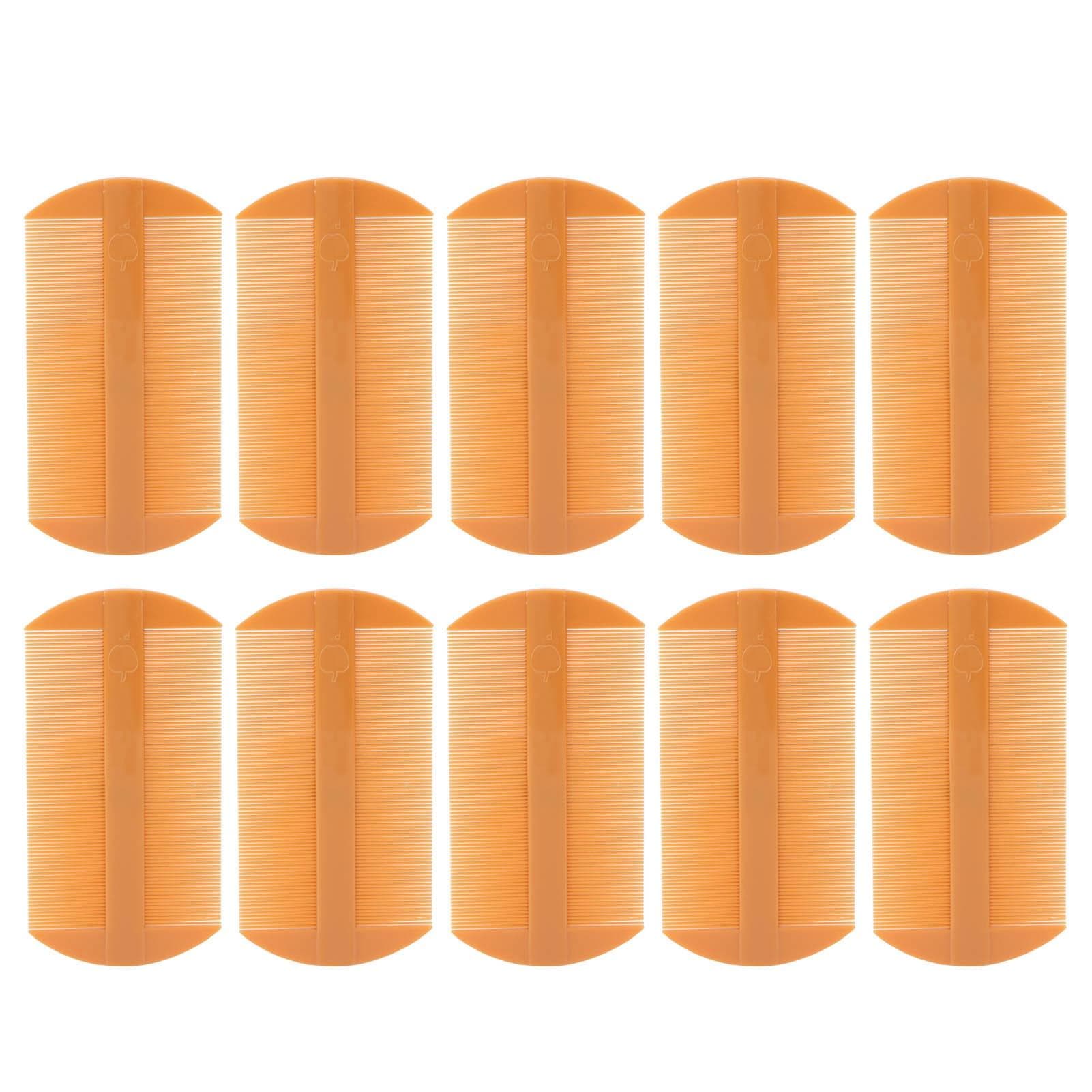 10PCS Lice Combs Double Sided Lice Removal Vintage Plastic Comb Hair Grooming Comb