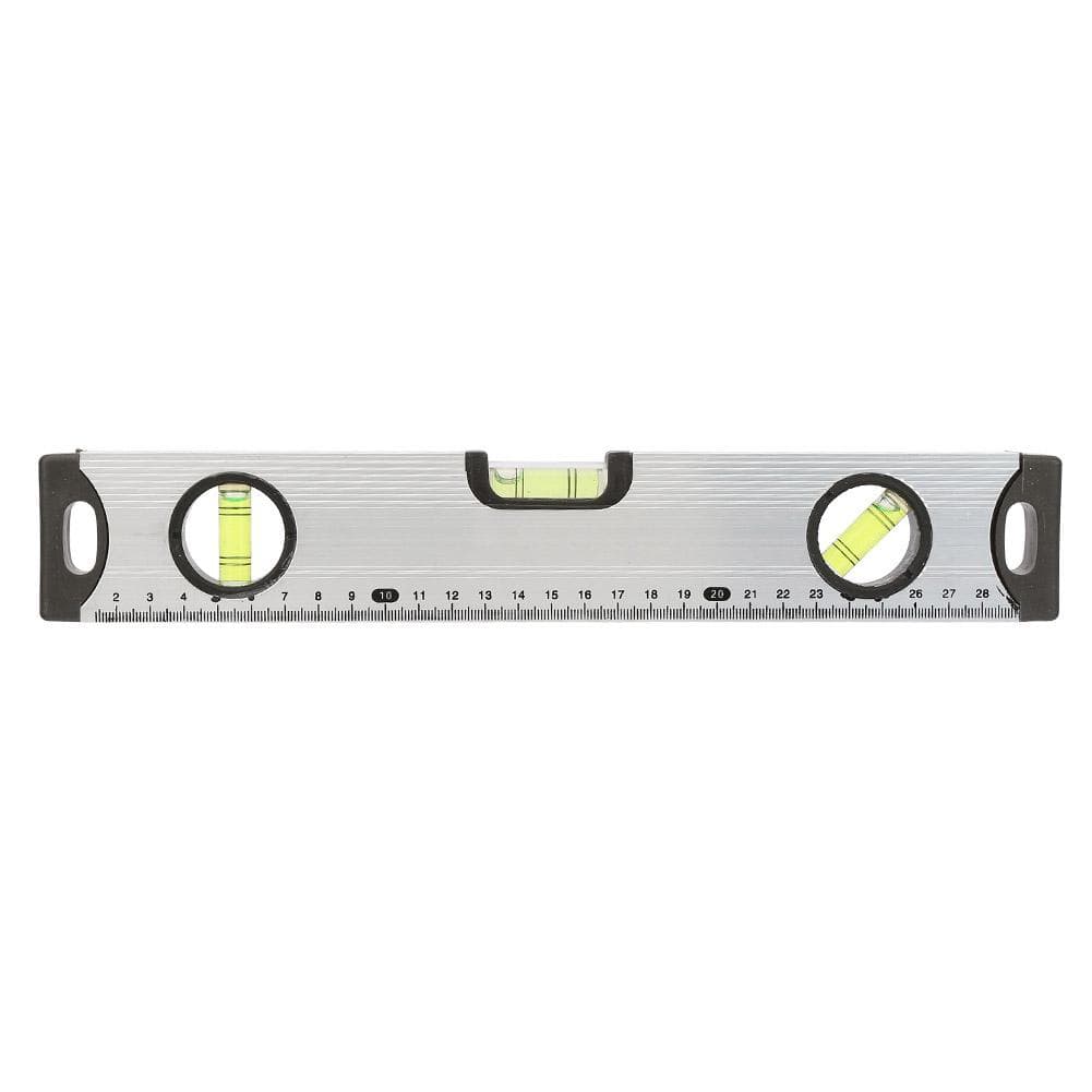 3060cm Aluminum Alloy Spirit Level Ruler Gauge Measure Tool Magnetic Bubble Level Ruler(30cm)