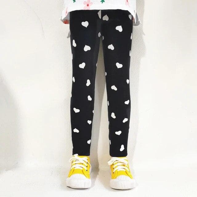 Print Kids Baby Girl Leggings Spring Summer Children Stretch Slim Pants for 2-11 Years 130