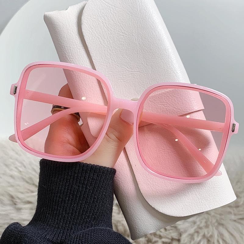Fashion Womens Sunglasses Square Vintage Gradient Lens UV400 Luxury Brand Female Shades Gafas De Sol Sun Glasses 1PC
