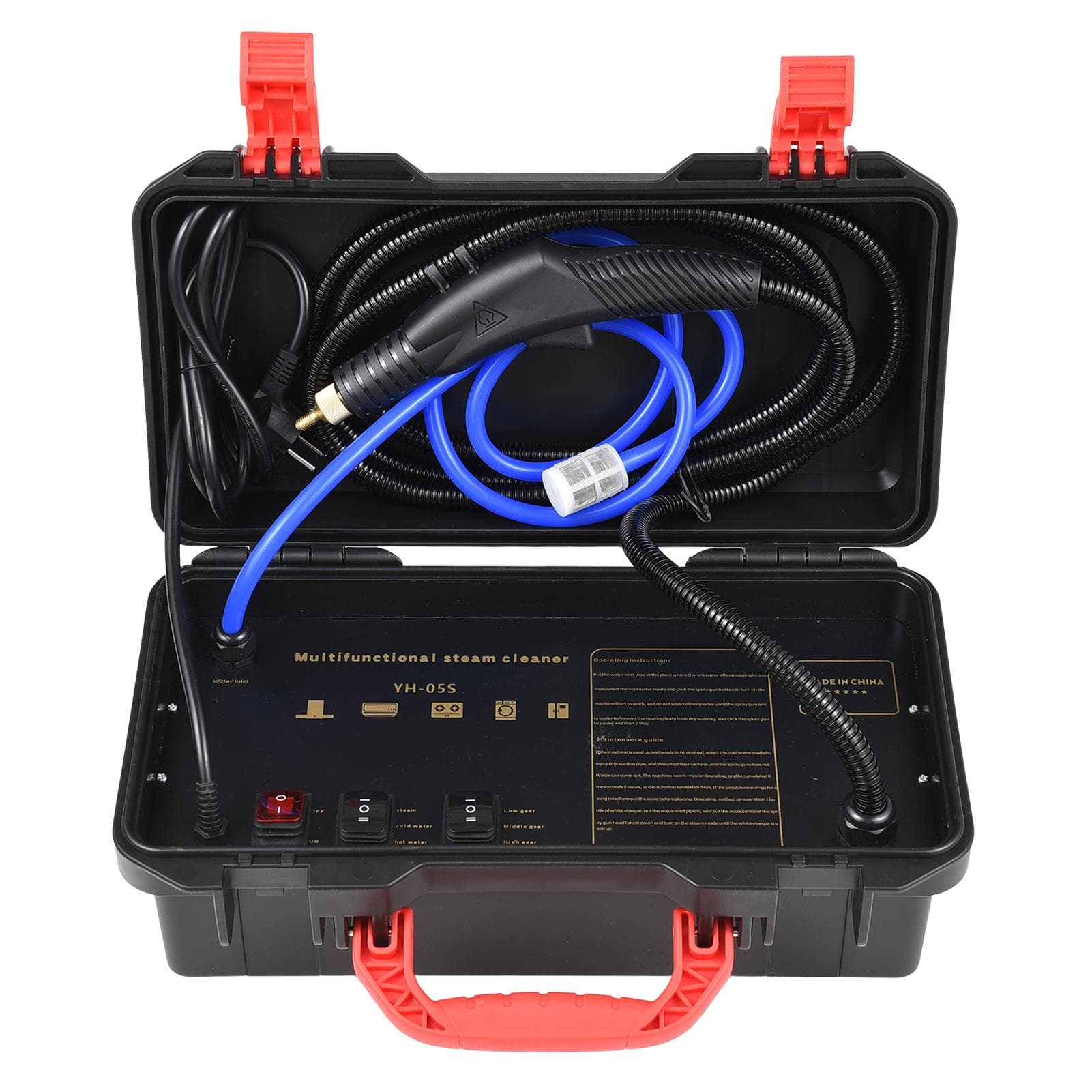 High Pressure Steam Cleaner 3000W Tankless High Temperature Portable Electric Steamer Cleaner UK