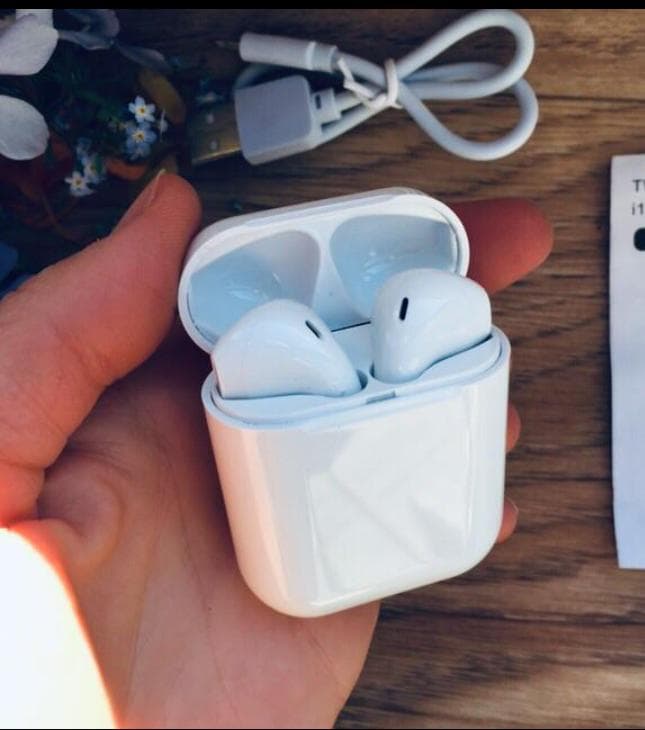 TWS Inpods12 Wireless Bluetooth 5.0 Headset Sports Earphones HIFI Stereo Music Earplugs Touch Control Earbuds For Android IOS white