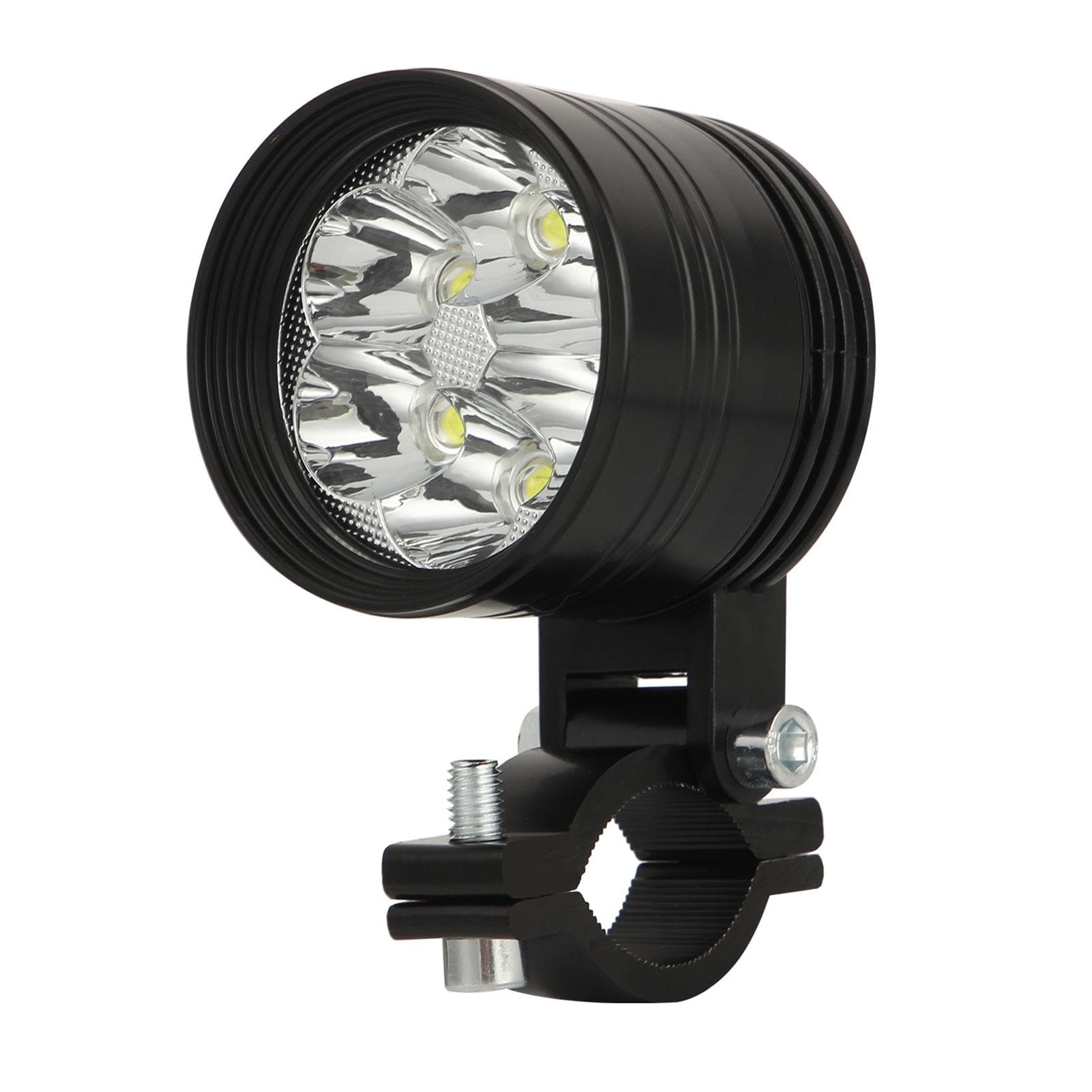 1PCS Super Bright White Motorcycle 60W LED Spotlight Headlight Waterproof Spot Head Lamp Driving