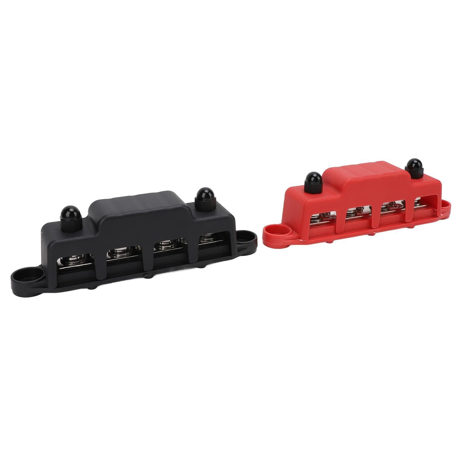 DC Busbar Distribution Block 12V to 48V 250A Busbar Box with 4 X M8 Terminal Studs High Power