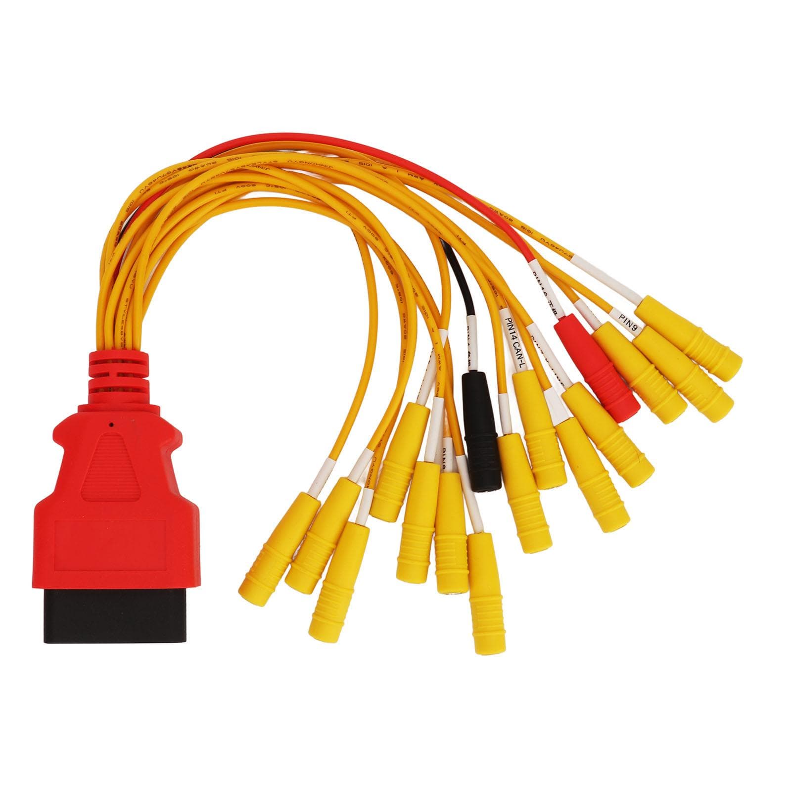 16 Pin Jumper Cable Safe Connection Female OBD Connector Diagnostic Cable Universal for Car SUV